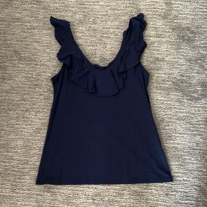 Lilly Pulitzer ruffle tank
